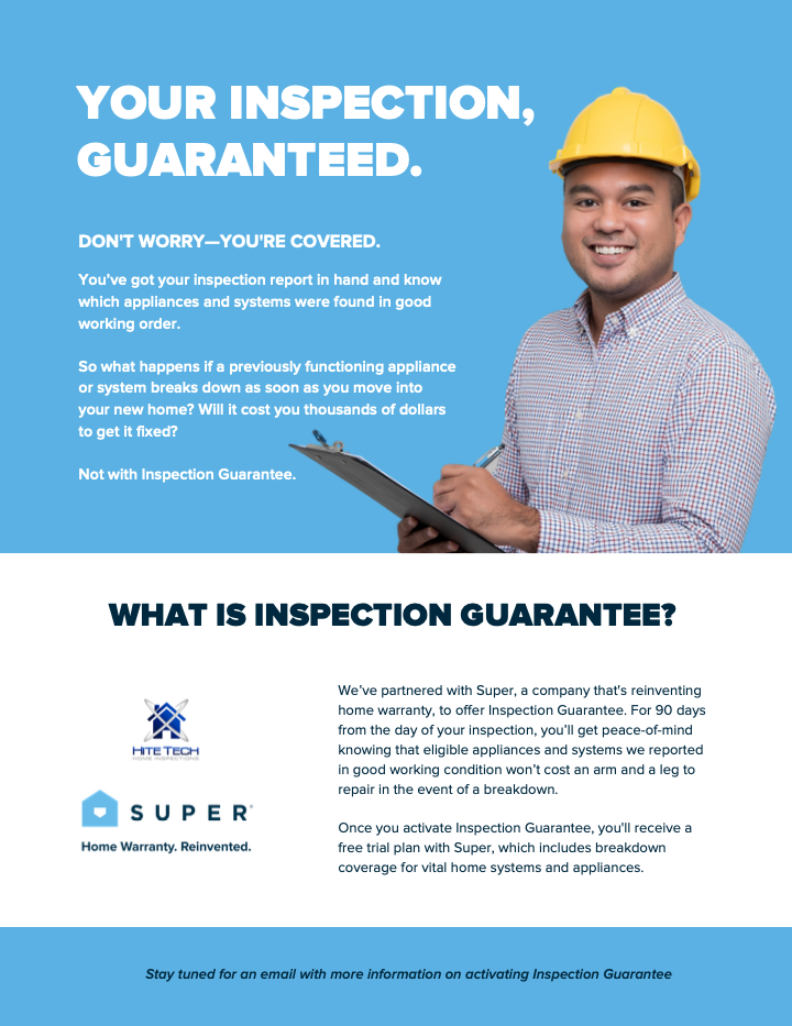 home inspector in houston with warranty